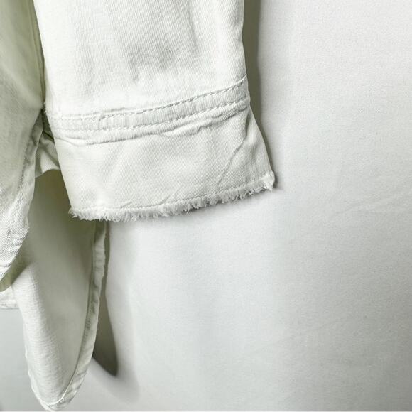 SANDRINE ROSE Mandarin White Shirt NWT in Medium - Picture 5 of 7